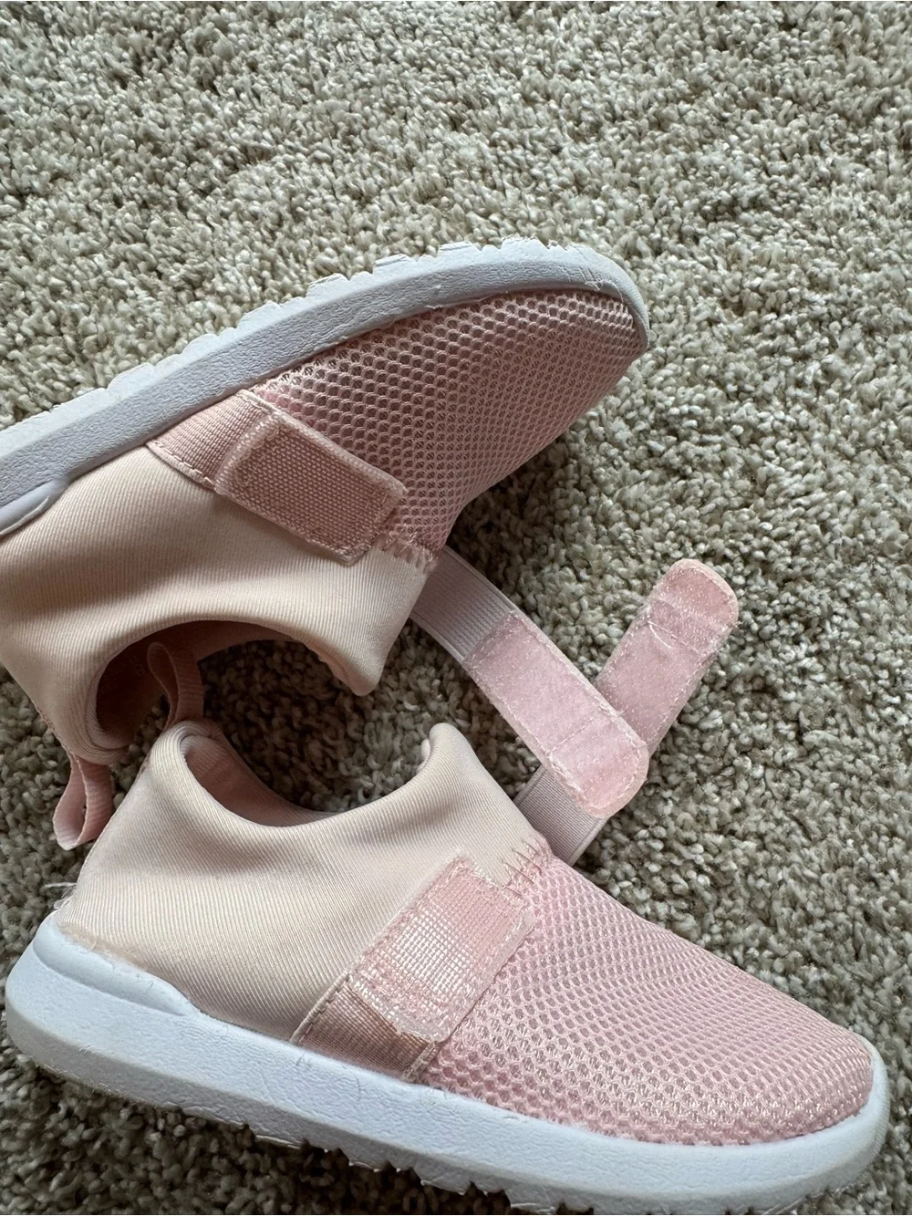Cat & Jack Girls Pink Slip On Sneakers Size 8 Mesh Austen Slip-on water Shoes - Picture 9 of 13